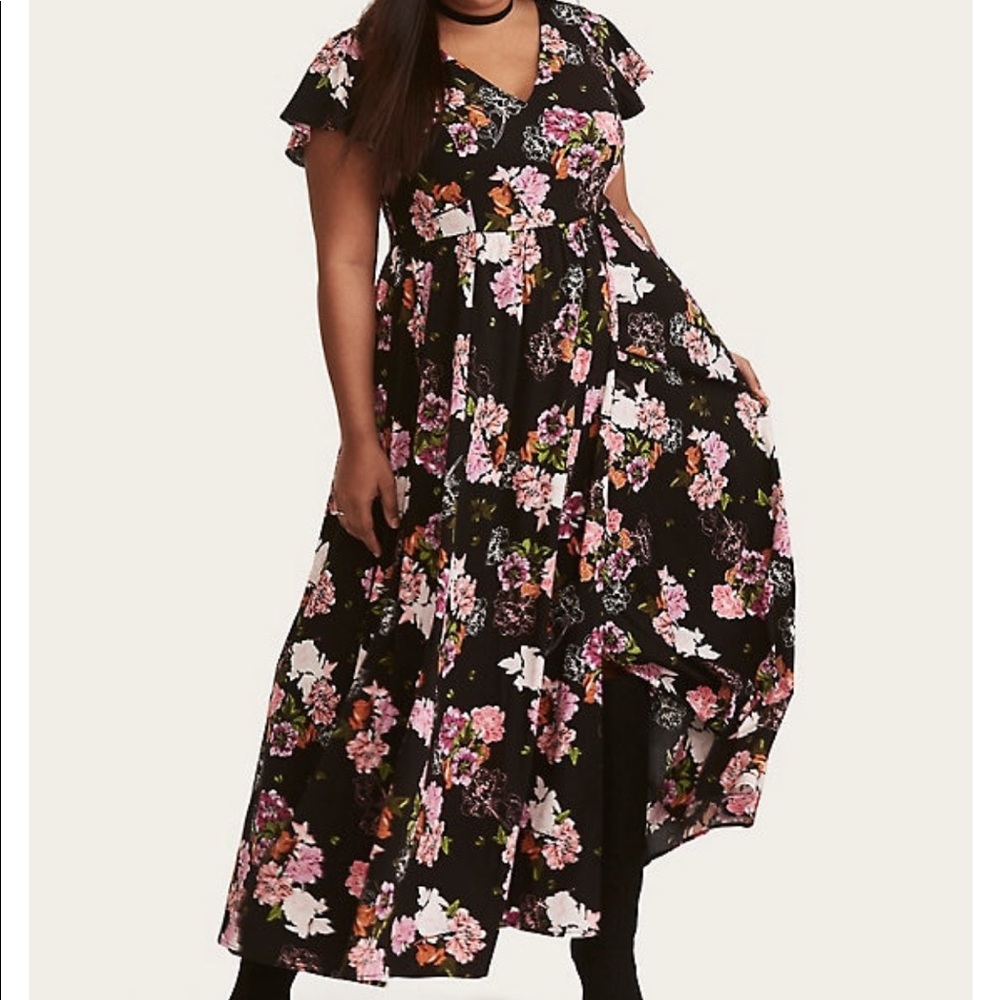 Torrid Floral Maxi Dress!